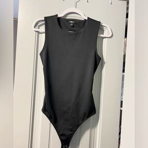 Express Black Sleeveless Bodysuit